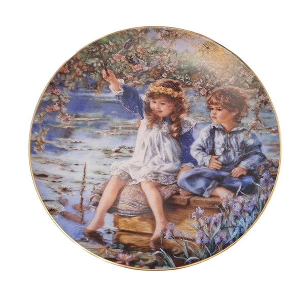 VINTAGE Reco "Patience" Collectors Plate #3827 FP - Picture 1 of 6